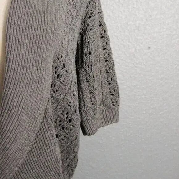 SONOMA KIMONO TEXTURED KNIT OPEN CARDIGAN SWEATER SIZE S - Picture 6 of 10